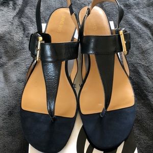 Navy Blue Sandals